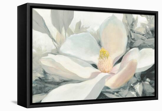 Majestic Magnolia Green Gray Crop-Julia Purinton-Framed Stretched Canvas
