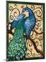 Majestic Peacock II-Paul Brent-Mounted Art Print