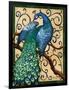 Majestic Peacock II-Paul Brent-Framed Premium Giclee Print