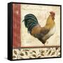 Majestic Rooster I-Daphné B.-Framed Stretched Canvas