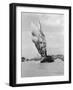 Majestic Sailboat in Singapore Harbor-null-Framed Photographic Print