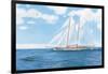 Majestic Sailboat-James Wiens-Framed Art Print