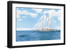 Majestic Sailboat-James Wiens-Framed Art Print