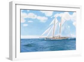 Majestic Sailboat-James Wiens-Framed Art Print