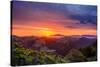 Majestic Sunrise Easy Bau Hills, Mount Diablo, Oakland-Vincent James-Stretched Canvas