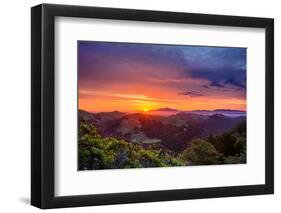 Majestic Sunrise Easy Bau Hills, Mount Diablo, Oakland-Vincent James-Framed Photographic Print