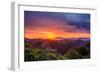 Majestic Sunrise Easy Bau Hills, Mount Diablo, Oakland-Vincent James-Framed Photographic Print