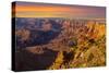 Majestic Vista of the Grand Canyon at Dusk-diro-Stretched Canvas