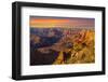 Majestic Vista of the Grand Canyon at Dusk-diro-Framed Premium Photographic Print