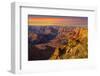 Majestic Vista of the Grand Canyon at Dusk-diro-Framed Premium Photographic Print