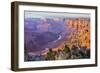 Majestic Vista of the Grand Canyon at Dusk-diro-Framed Photographic Print