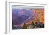 Majestic Vista of the Grand Canyon at Dusk-diro-Framed Photographic Print