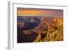 Majestic Vista of the Grand Canyon at Dusk-diro-Framed Photographic Print