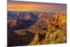 Majestic Vista of the Grand Canyon at Dusk-diro-Mounted Photographic Print