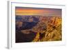 Majestic Vista of the Grand Canyon at Dusk-diro-Framed Photographic Print