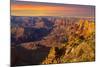 Majestic Vista of the Grand Canyon at Dusk-diro-Mounted Photographic Print
