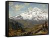 Majestic Winter Landscape-William Wendt-Framed Stretched Canvas