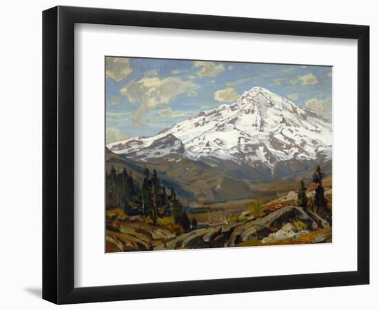 Majestic Winter Landscape-William Wendt-Framed Art Print