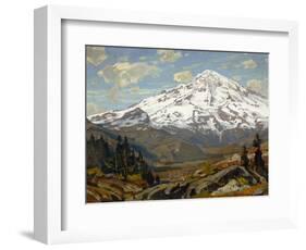 Majestic Winter Landscape-William Wendt-Framed Art Print