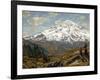 Majestic Winter Landscape-William Wendt-Framed Art Print