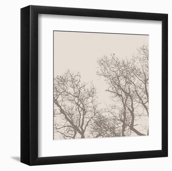 Majesty I (beige)-Erin Clark-Framed Art Print