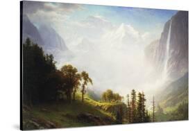 Majesty of the Mountains, 1853-57-Albert Bierstadt-Stretched Canvas