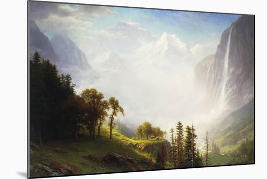 Majesty of the Mountains, 1853-57-Albert Bierstadt-Mounted Giclee Print