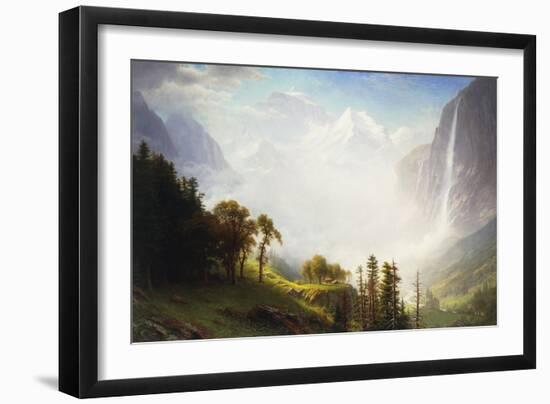 Majesty of the Mountains, 1853-57-Albert Bierstadt-Framed Giclee Print