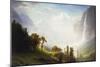 Majesty of the Mountains, 1853-57-Albert Bierstadt-Mounted Giclee Print