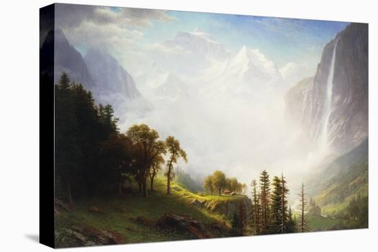 Majesty of the Mountains, 1853-57-Albert Bierstadt-Stretched Canvas