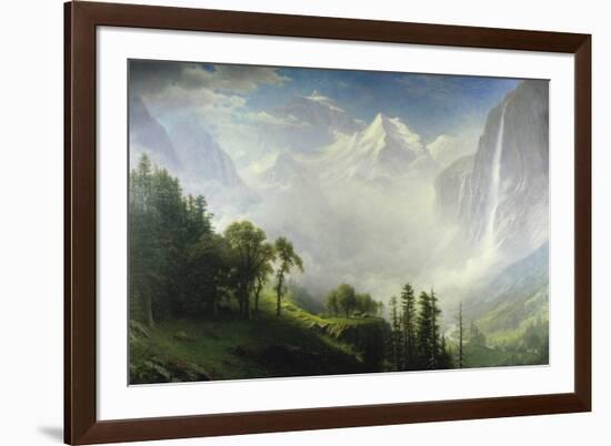 Majesty of the Mountains-Albert Bierstadt-Framed Giclee Print