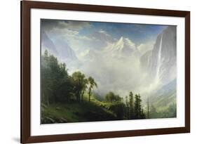 Majesty of the Mountains-Albert Bierstadt-Framed Giclee Print