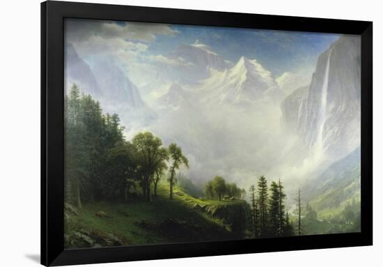 Majesty of the Mountains-Albert Bierstadt-Framed Giclee Print