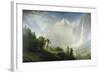 Majesty of the Mountains-Albert Bierstadt-Framed Giclee Print