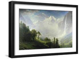 Majesty of the Mountains-Albert Bierstadt-Framed Giclee Print