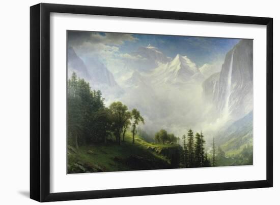 Majesty of the Mountains-Albert Bierstadt-Framed Giclee Print