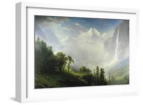 Majesty of the Mountains-Albert Bierstadt-Framed Giclee Print