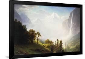 Majesty of the Mountains-Albert Bierstadt-Framed Giclee Print