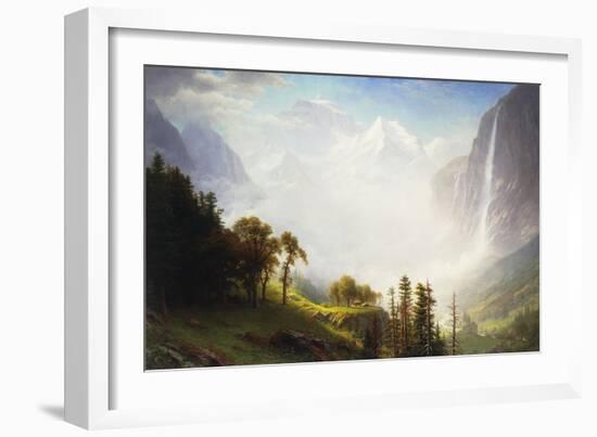 Majesty of the Mountains-Albert Bierstadt-Framed Giclee Print