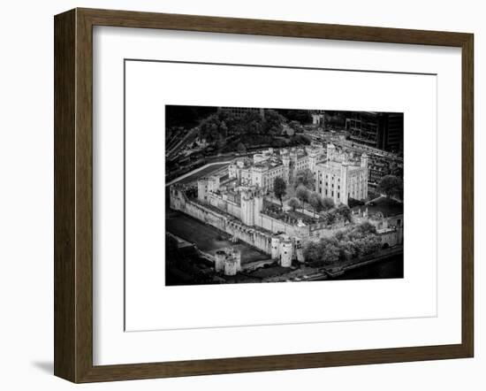 Majesty's Royal Palace and Fortress - London - UK - England - B&W Photography-Philippe Hugonnard-Framed Art Print