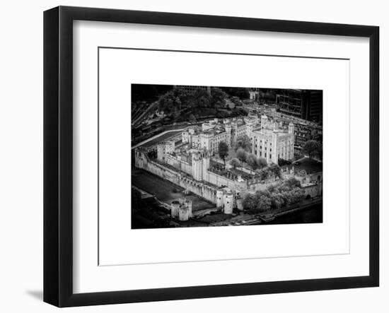 Majesty's Royal Palace and Fortress - London - UK - England - B&W Photography-Philippe Hugonnard-Framed Art Print