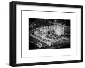 Majesty's Royal Palace and Fortress - London - UK - England - B&W Photography-Philippe Hugonnard-Framed Art Print