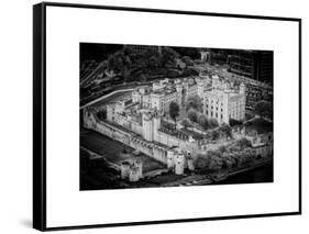 Majesty's Royal Palace and Fortress - London - UK - England - B&W Photography-Philippe Hugonnard-Framed Stretched Canvas