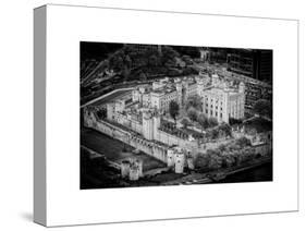 Majesty's Royal Palace and Fortress - London - UK - England - B&W Photography-Philippe Hugonnard-Stretched Canvas