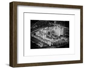 Majesty's Royal Palace and Fortress - London - UK - England - B&W Photography-Philippe Hugonnard-Framed Art Print