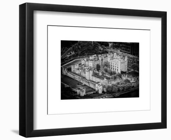 Majesty's Royal Palace and Fortress - London - UK - England - B&W Photography-Philippe Hugonnard-Framed Art Print