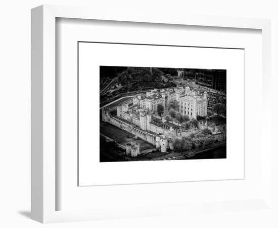 Majesty's Royal Palace and Fortress - London - UK - England - B&W Photography-Philippe Hugonnard-Framed Art Print