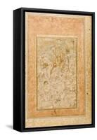 Majnun in the Wilderness, C.1595-null-Framed Stretched Canvas