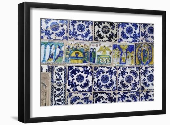 Majolica Tiles Decoration-null-Framed Giclee Print