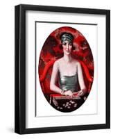 "Majong,"January 5, 1924-Henry Soulen-Framed Premium Giclee Print